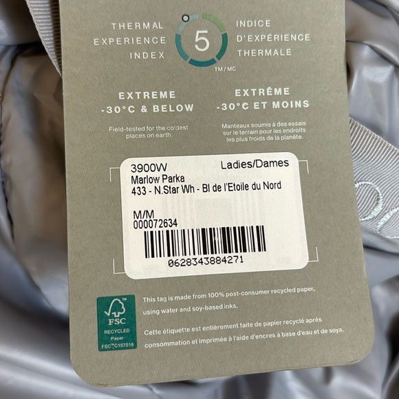 Canada Goose Women’s NWT Marlow Parka North Star White Medium - Picture 2 of 12